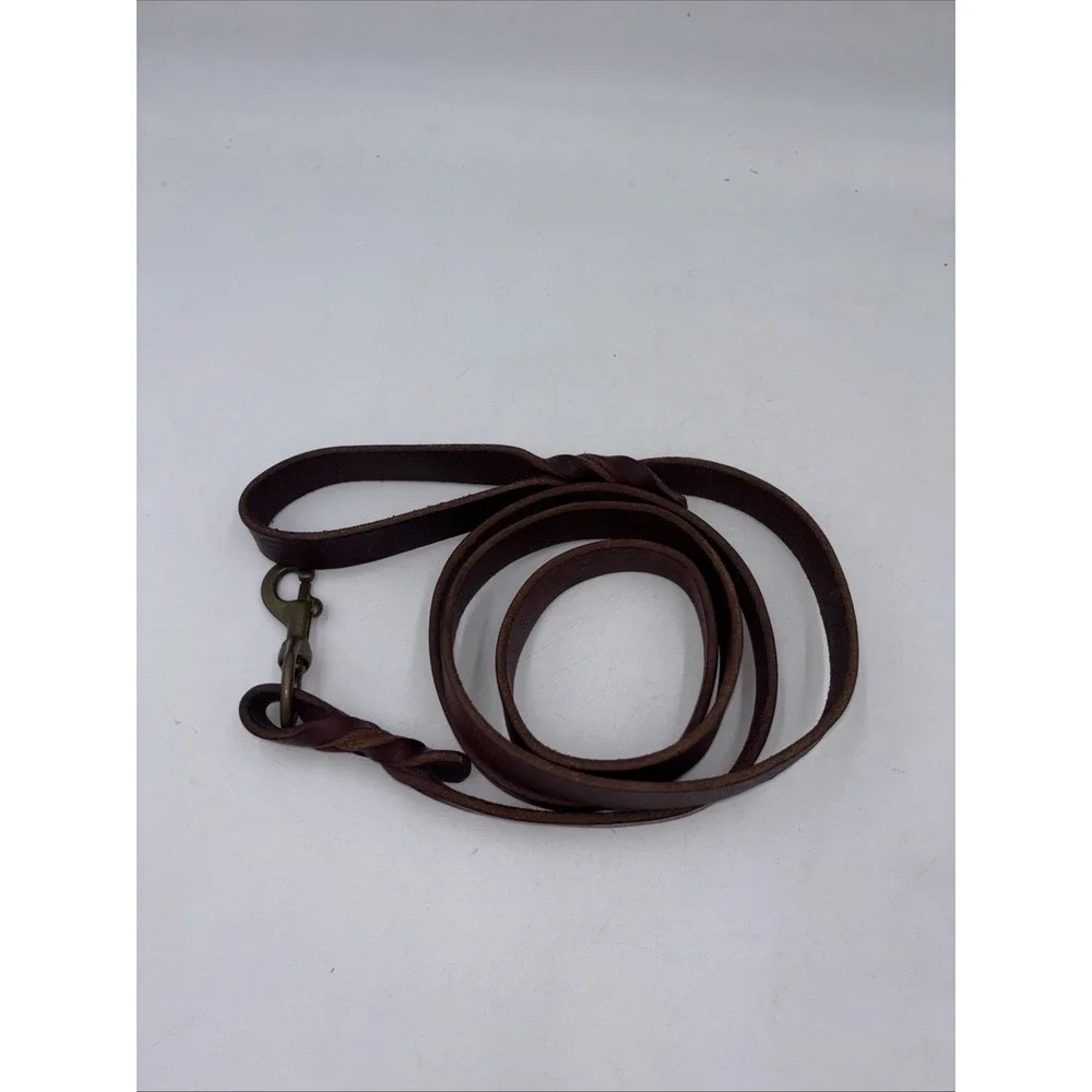 Premier Leather Dog Leash Braided Heavy Duty Lead for Medium Dog 70in